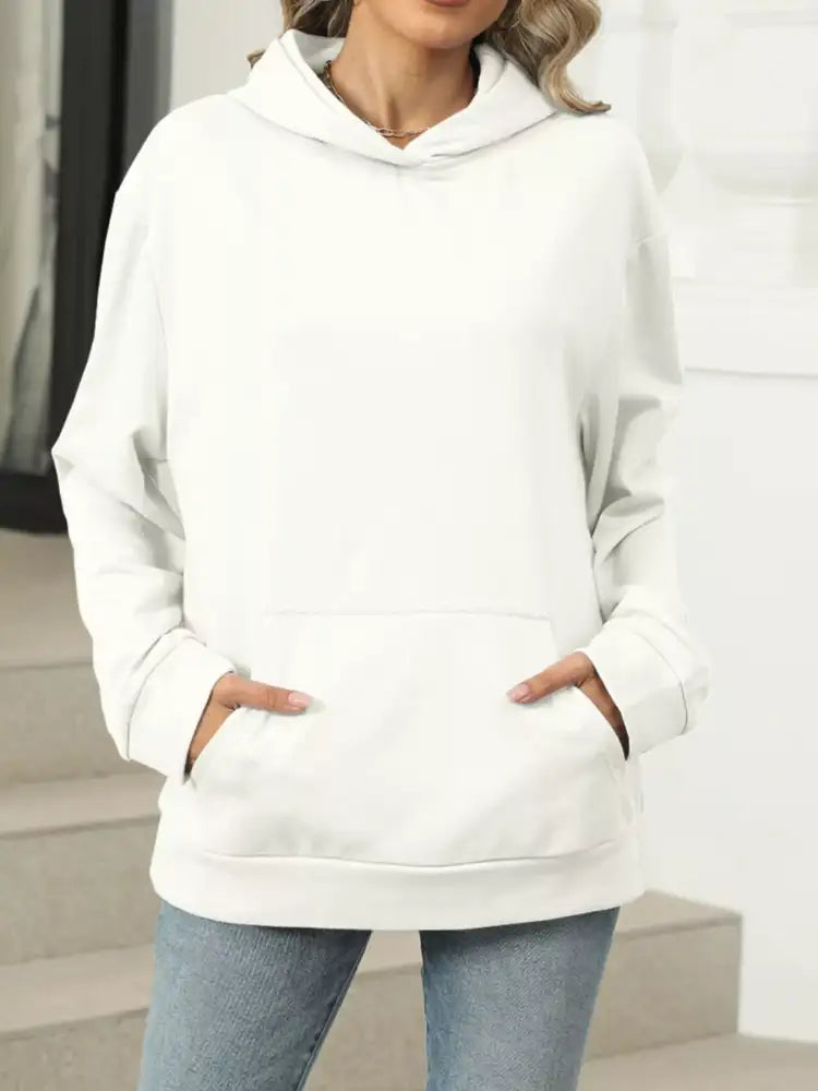 Kangaroo Pocket Long Sleeve Hoodie