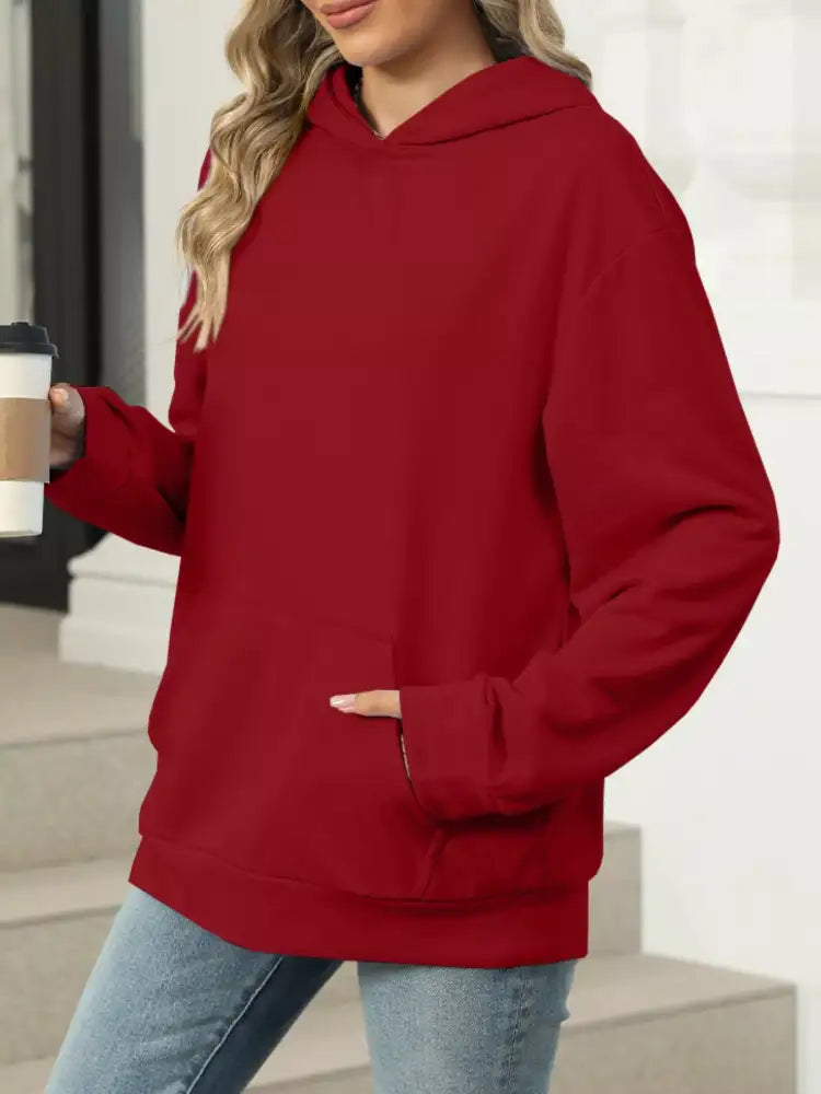Kangaroo Pocket Long Sleeve Hoodie