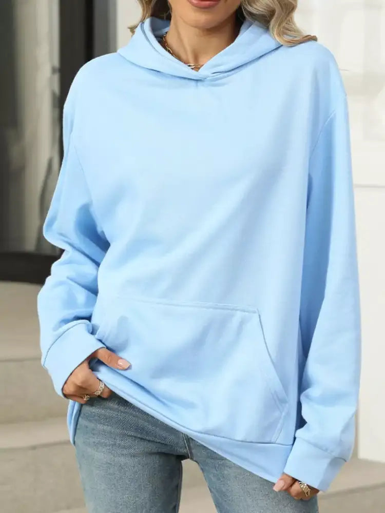 Kangaroo Pocket Long Sleeve Hoodie