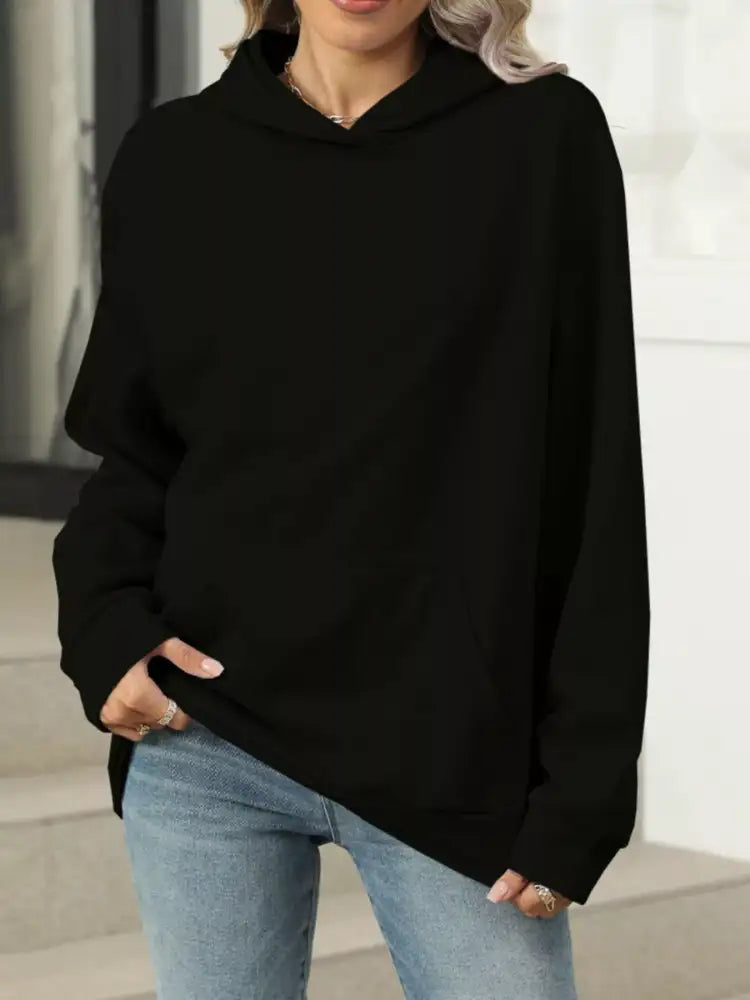 Kangaroo Pocket Long Sleeve Hoodie