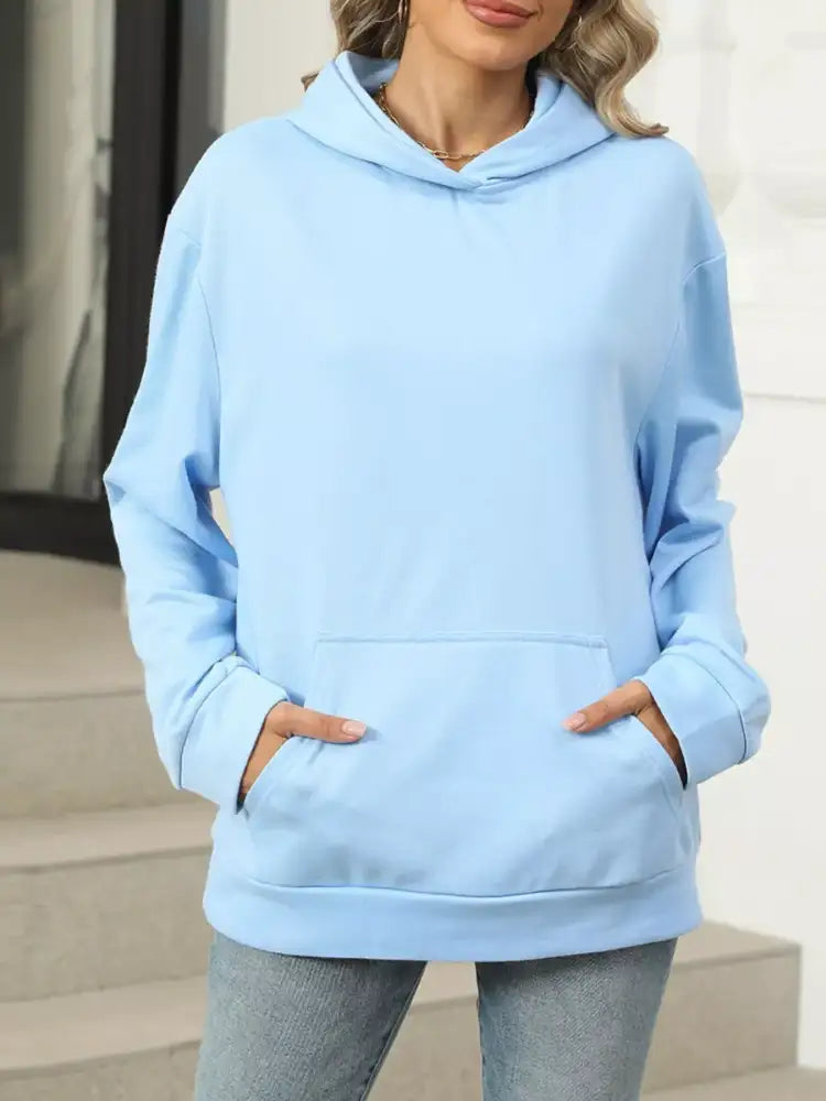 Kangaroo Pocket Long Sleeve Hoodie