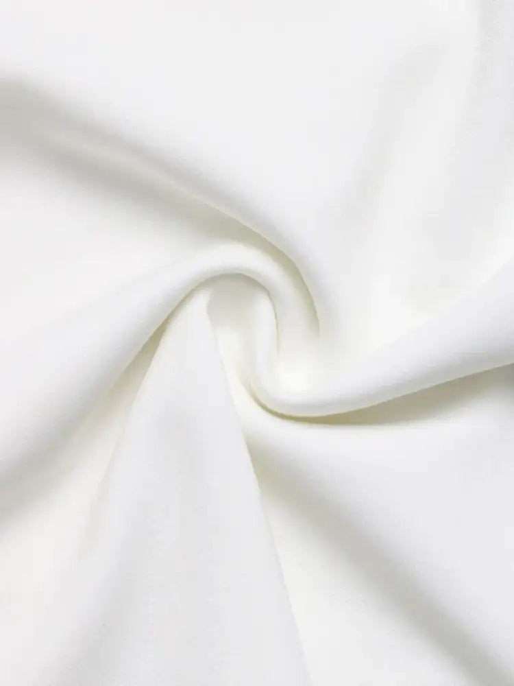 Lace Hem Detail Midi Skirt