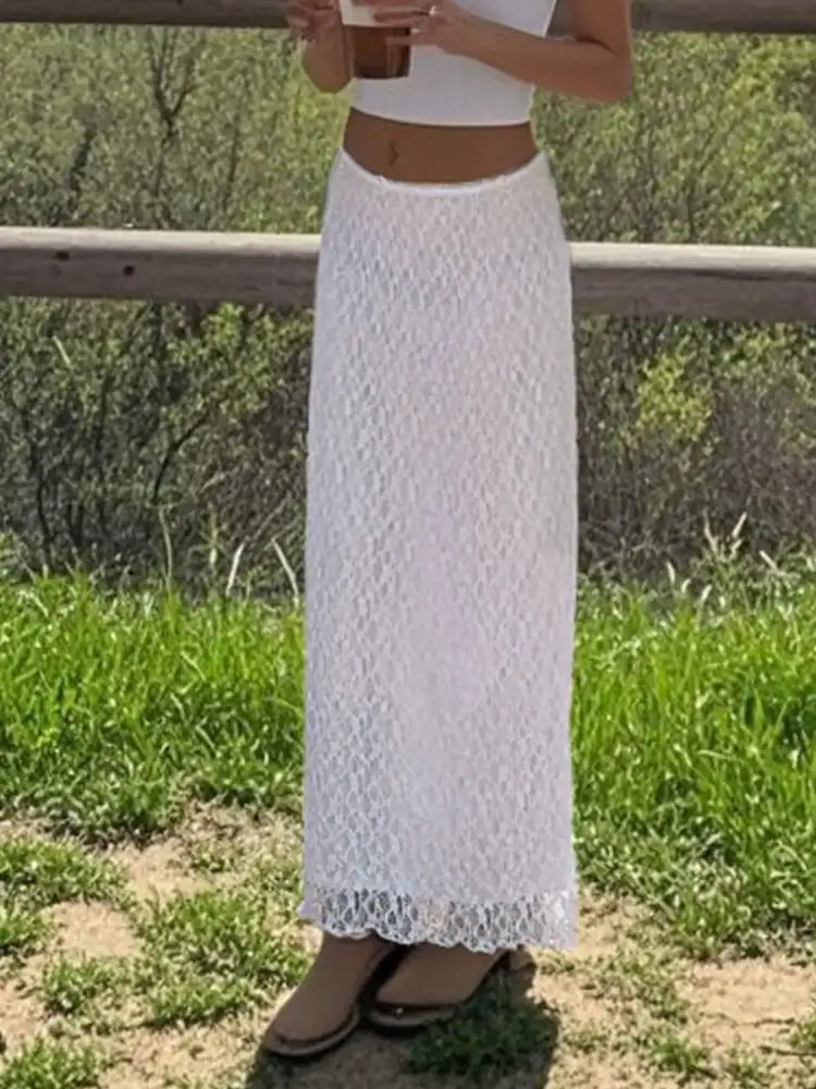 Lace Maxi Skirt