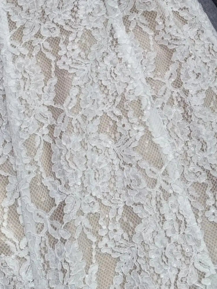 Lace Snap Down Top and Skirt Set