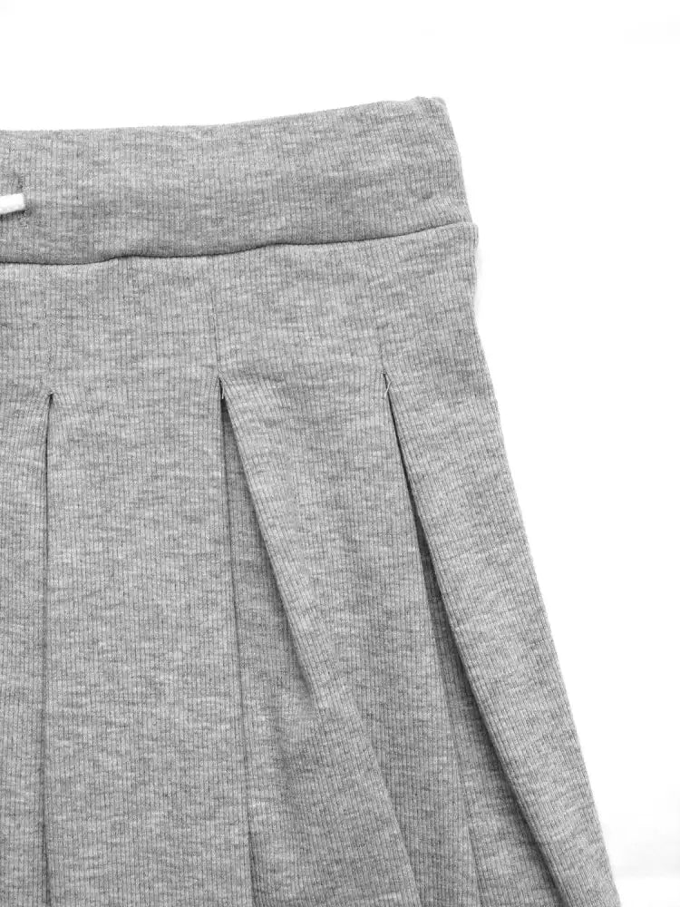 Lace Up Halter Neck Top and Skirt Set