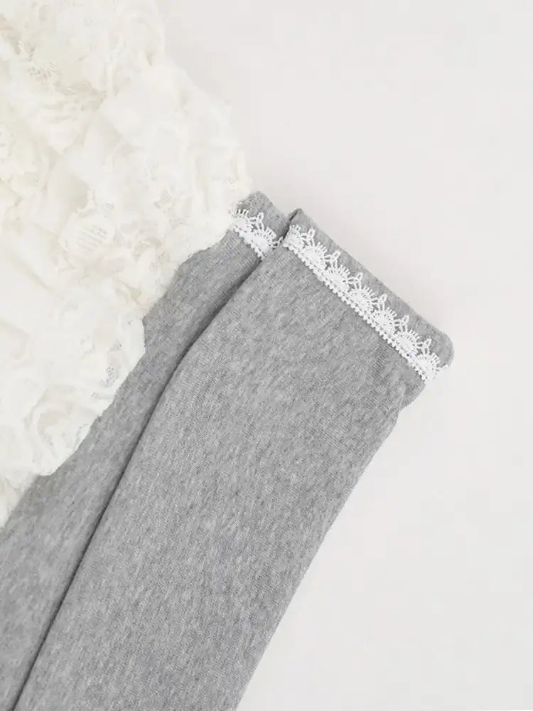 Layered Tulle Mini Skirt with Contrast Waistband