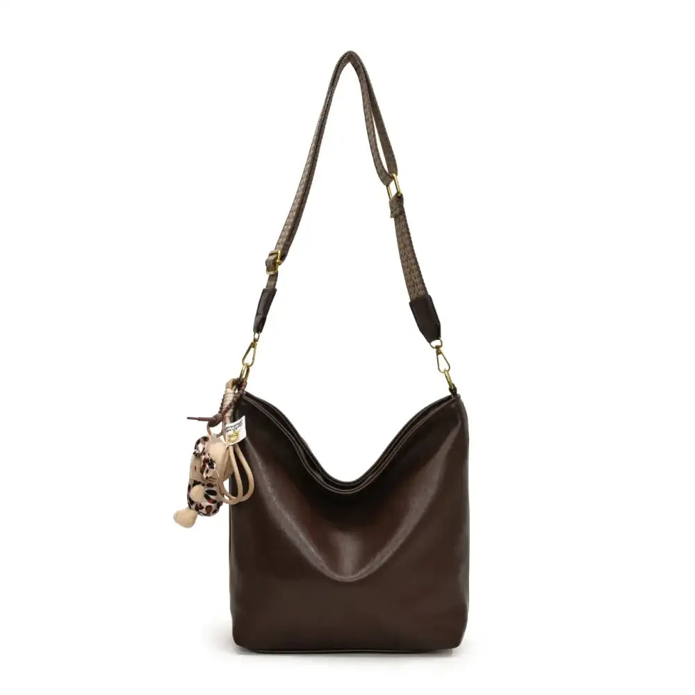 Leather Adjustable Strap Shoulder Bag