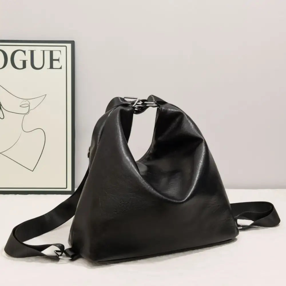 Leather Adjustable Strap Shoulder Bag