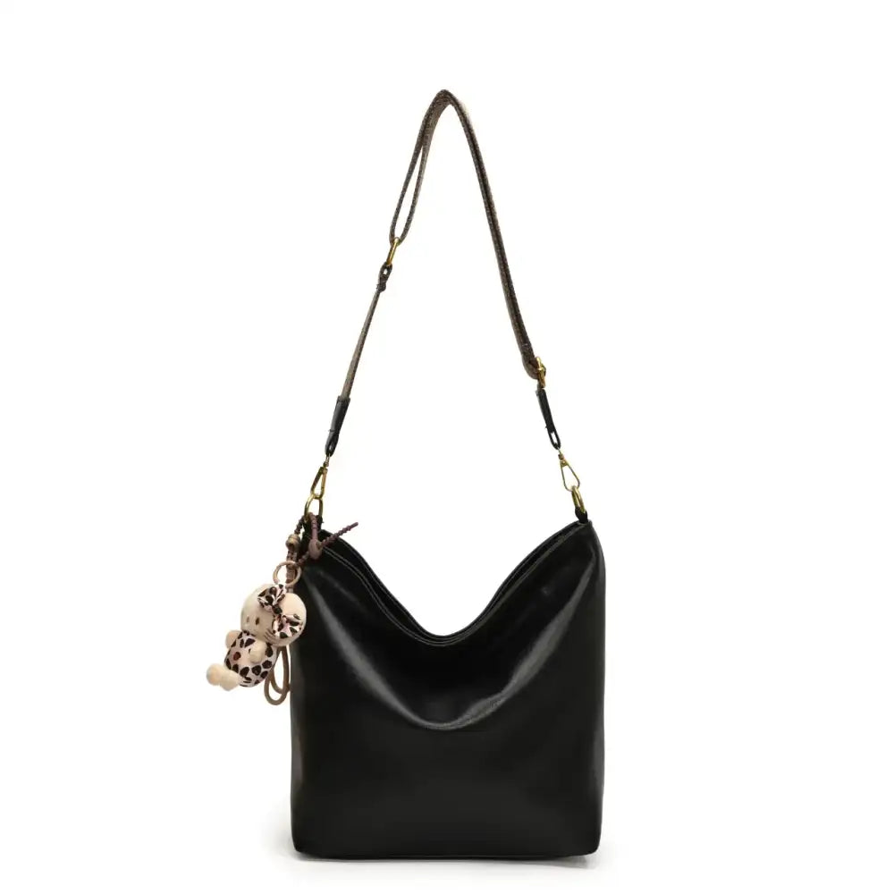 Leather Adjustable Strap Shoulder Bag