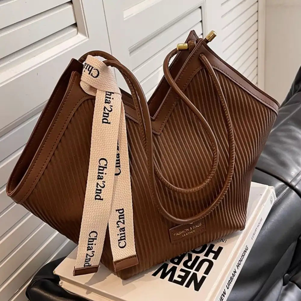 Leather Textured Shoulder Bag