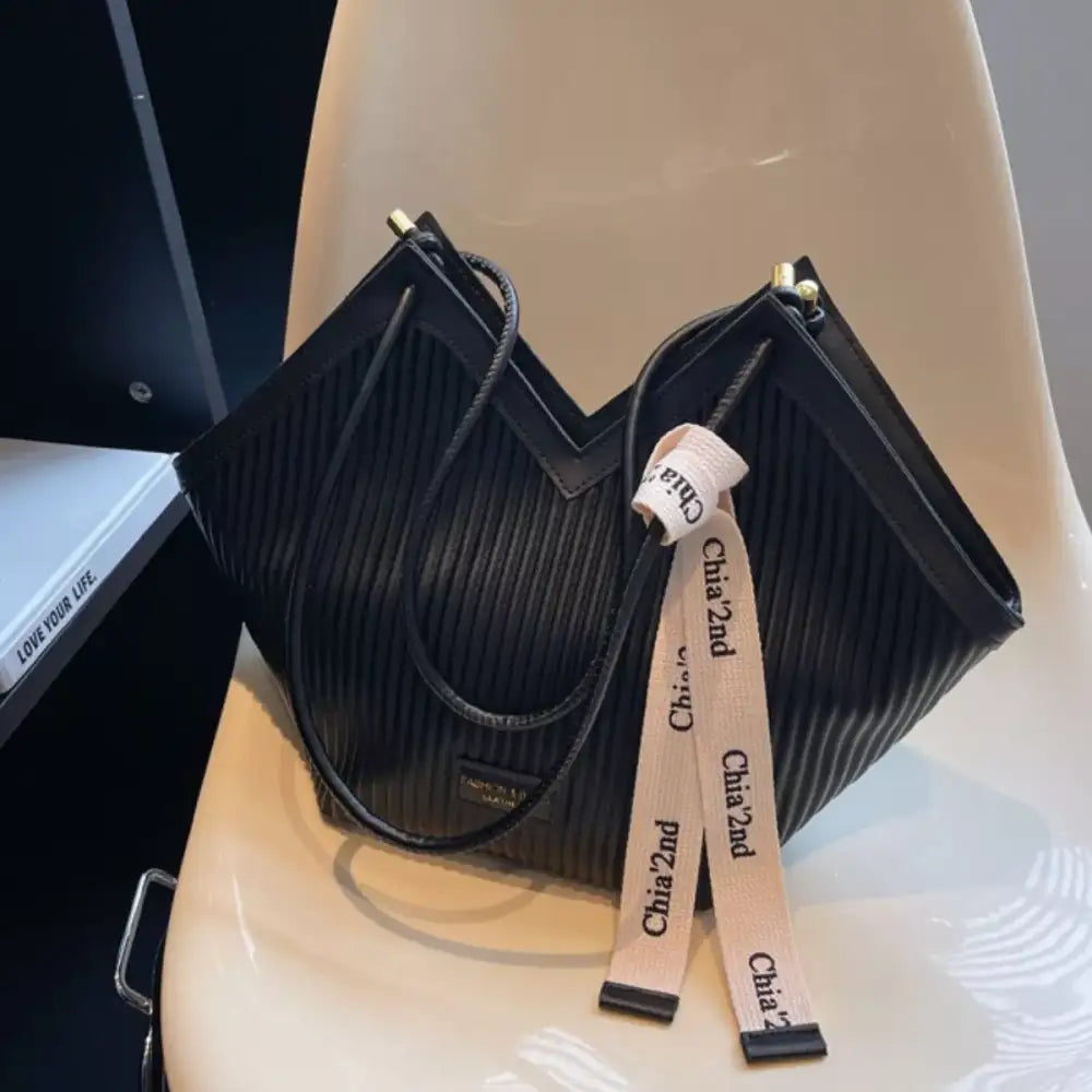 Leather Textured Shoulder Bag