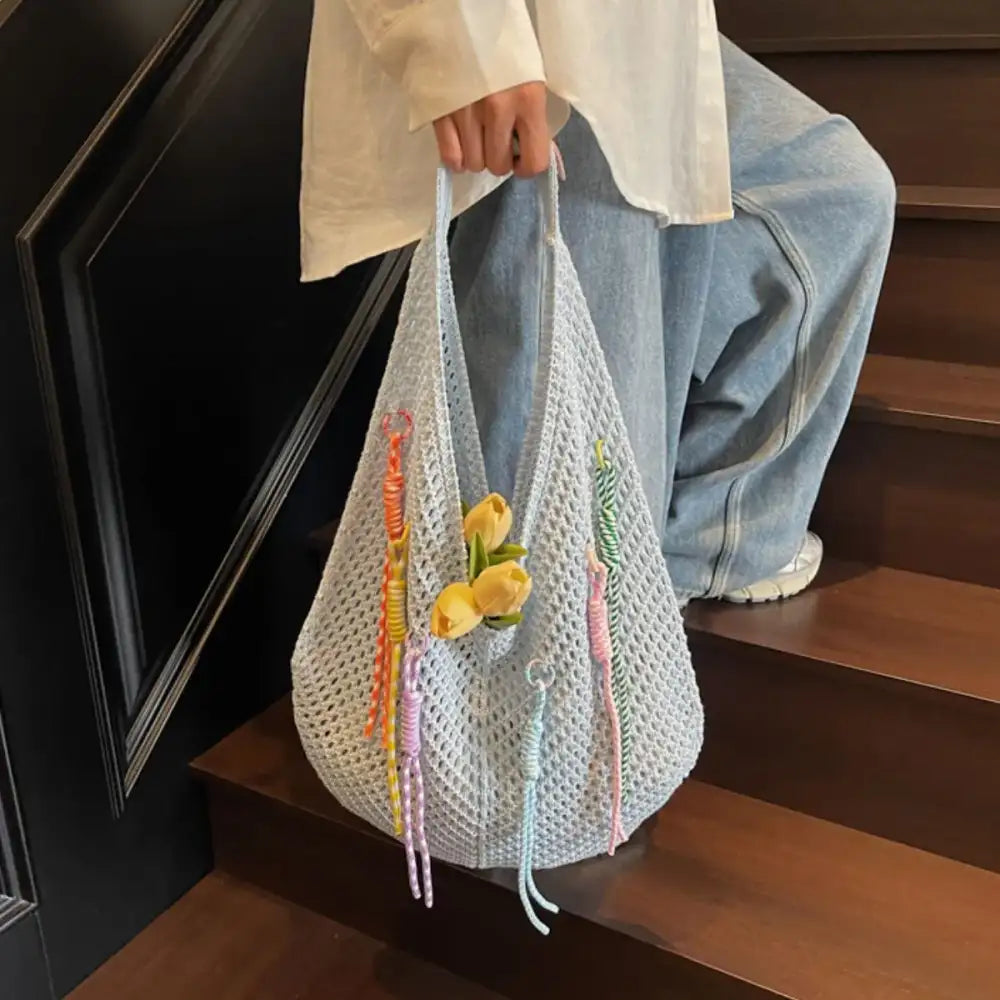 Lightweight Crochet Shoulder Bag