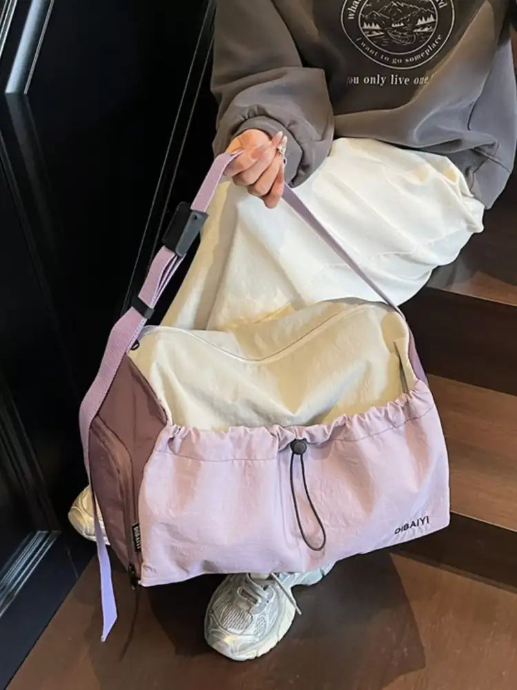 Lightweight Drawstring Closure Travel Bag