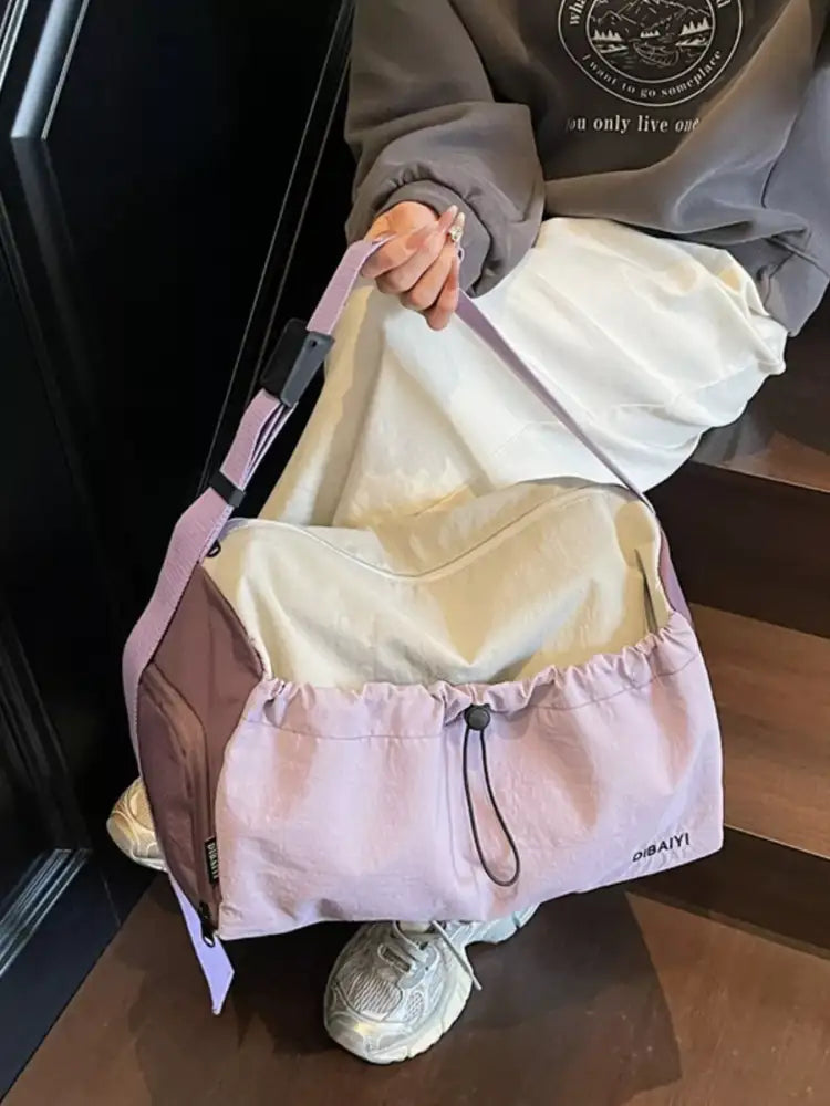 Lightweight Drawstring Closure Travel Bag