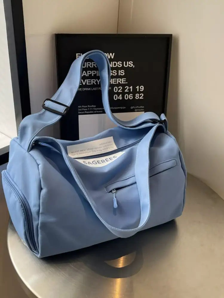 Lightweight Duffel Travel Bag with Adjustable Strap