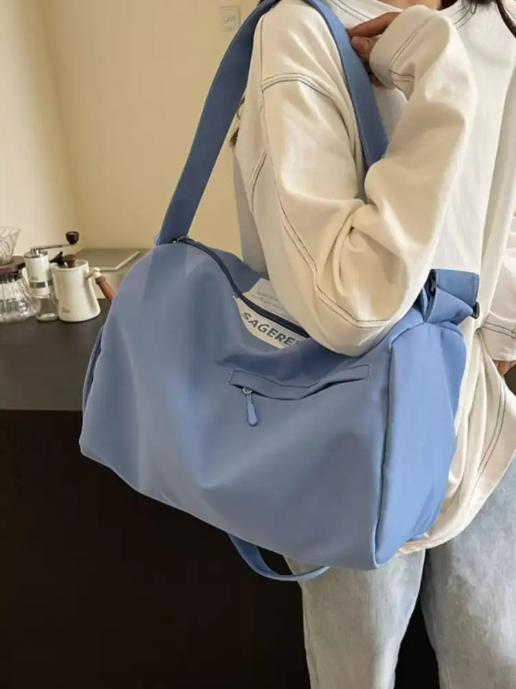 Lightweight Duffel Travel Bag with Adjustable Strap