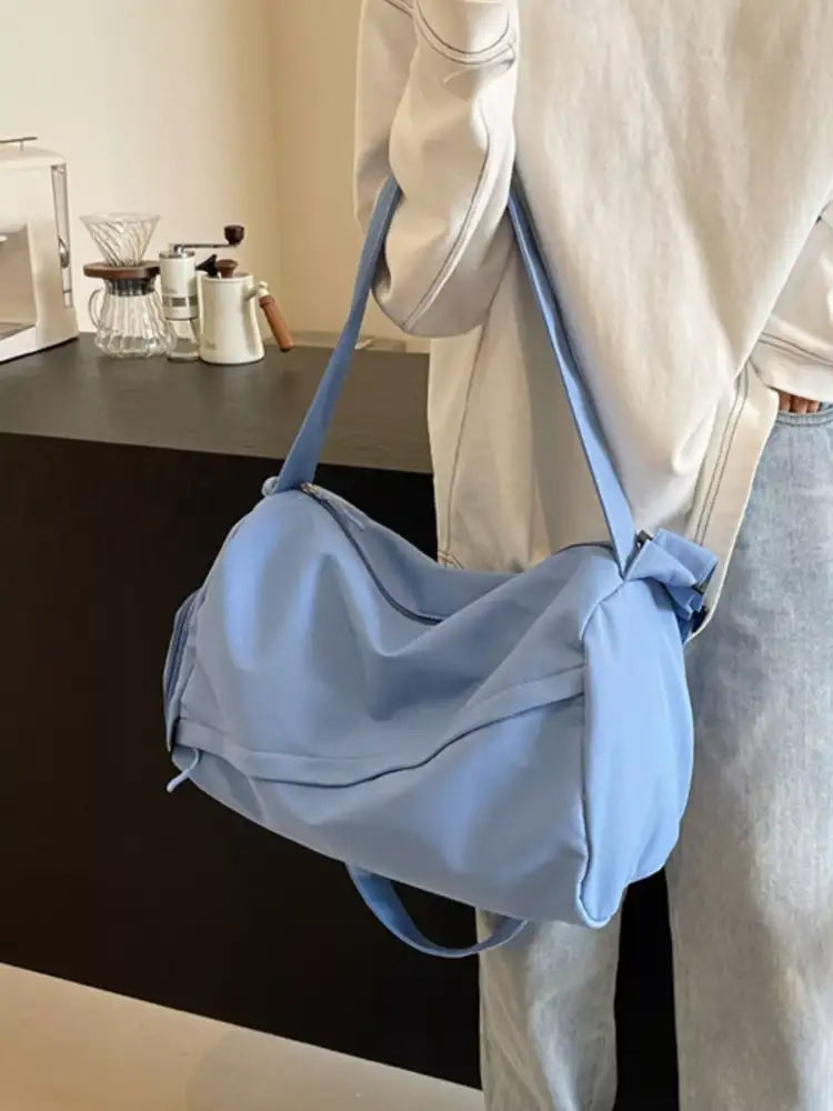 Lightweight Travel Duffel Bag with Shoulder Strap