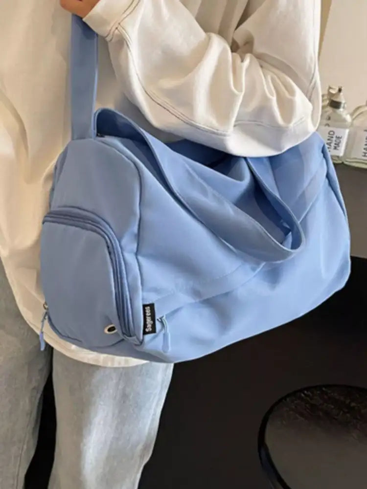 Lightweight Travel Duffel Bag with Shoulder Strap