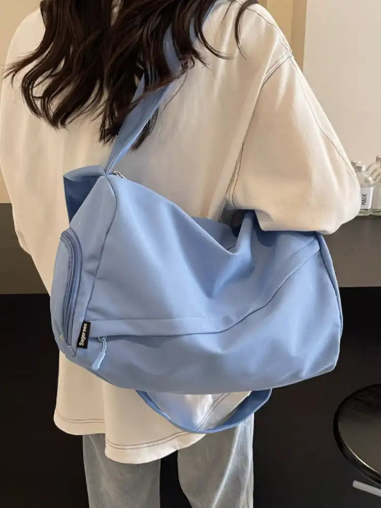 Lightweight Travel Duffel Bag with Shoulder Strap