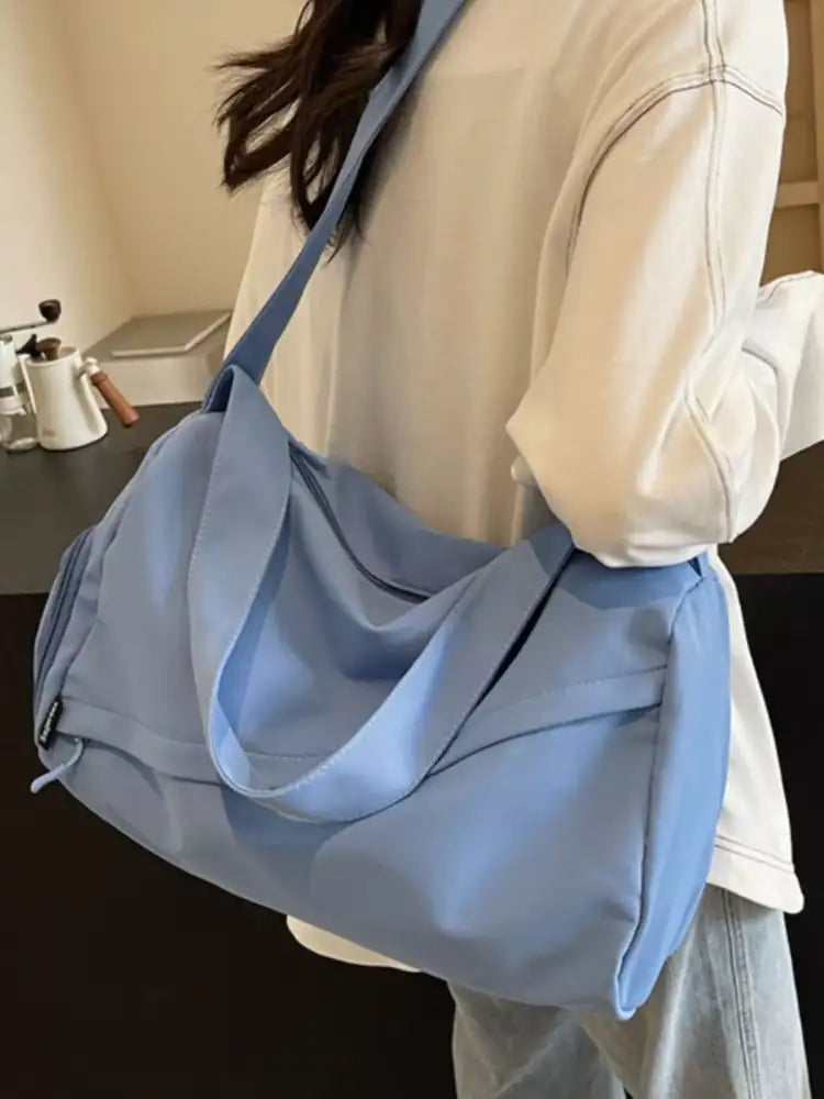 Lightweight Travel Duffel Bag with Shoulder Strap