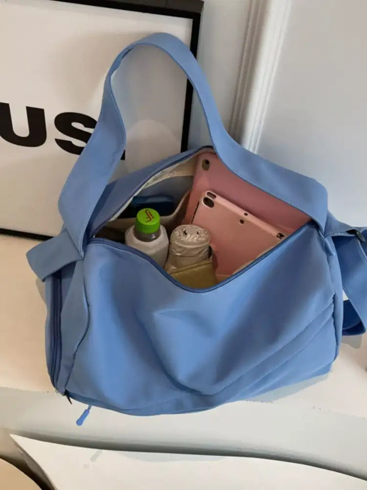 Lightweight Travel Duffel Bag with Shoulder Strap