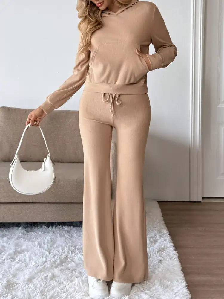 Long Sleeve Hoodie and Pants Set