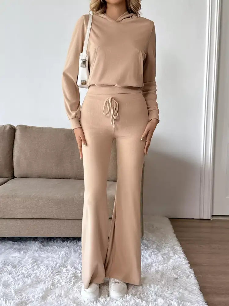 Long Sleeve Hoodie and Pants Set