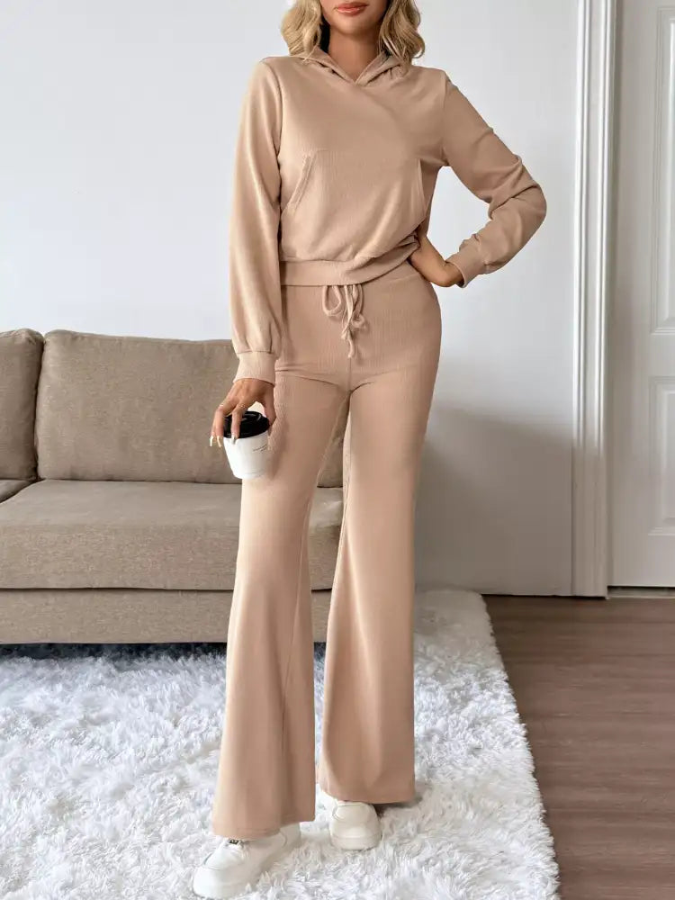 Long Sleeve Hoodie and Pants Set