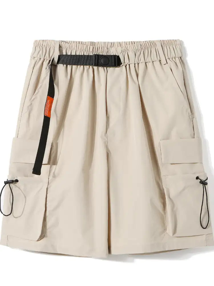 Men ’s Full Size Multi-Pocket Relaxed Fit Cargo Shorts Plus