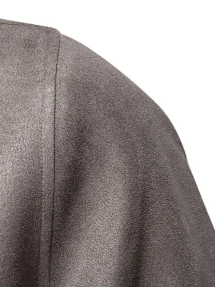 Men’s Baseball Collar Snap Down Jacket