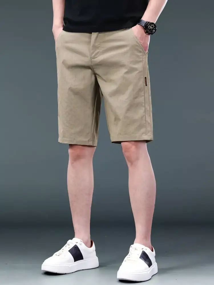 Men’s Breathable Cotton Shorts with Pockets