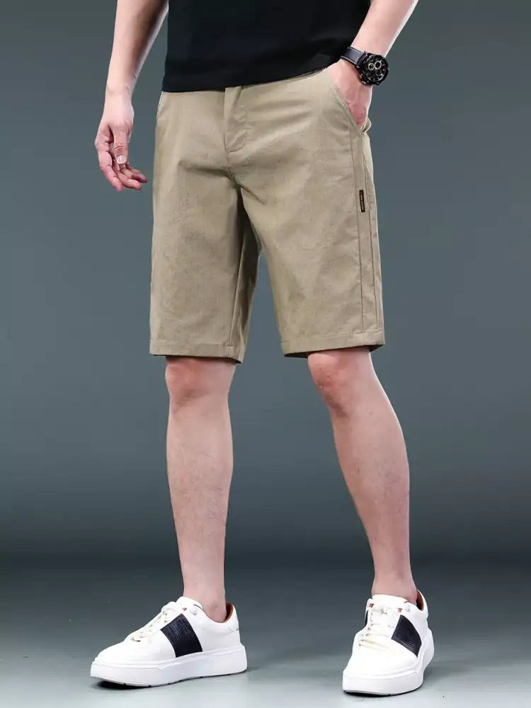 Men’s Breathable Cotton Shorts with Pockets