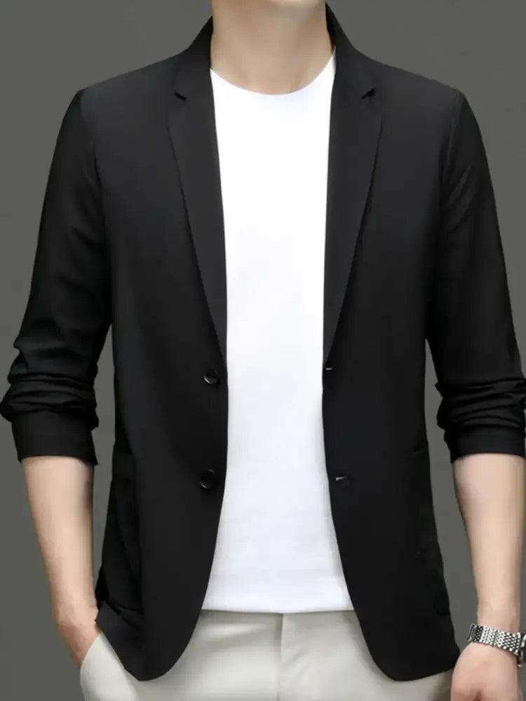 Men’s Button Up Long Sleeve Blazer