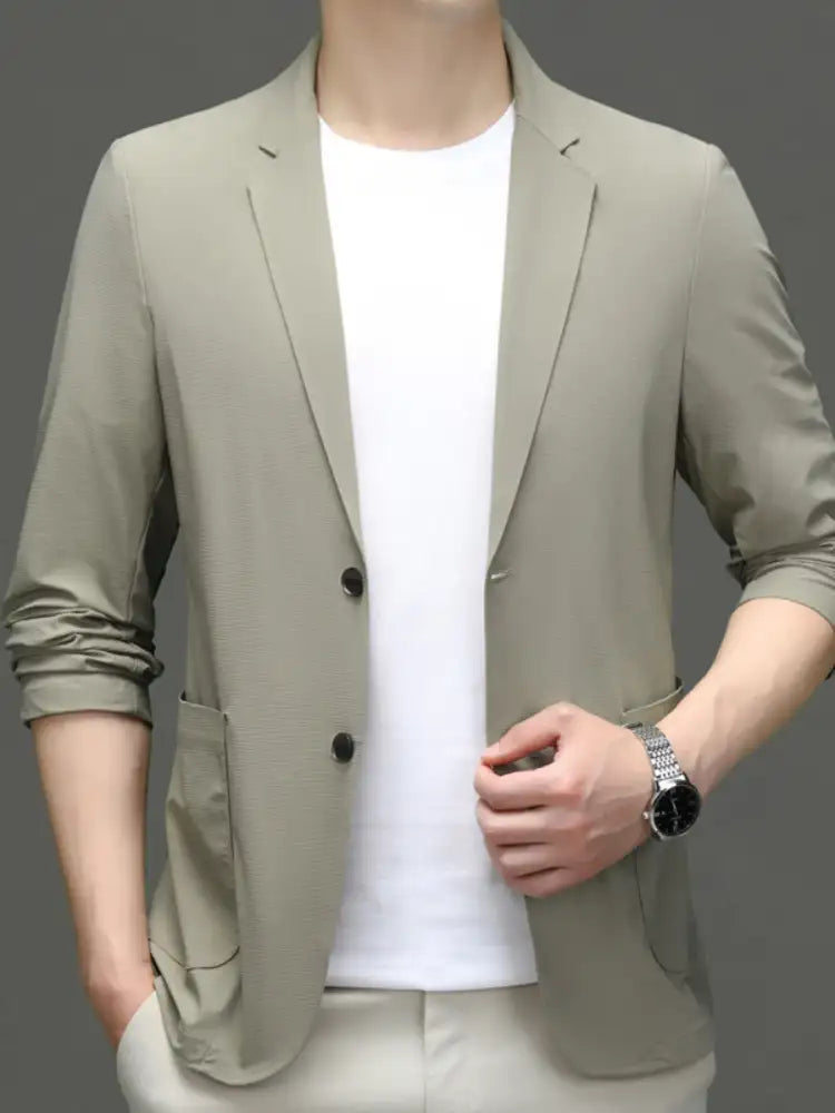 Men’s Button Up Long Sleeve Blazer