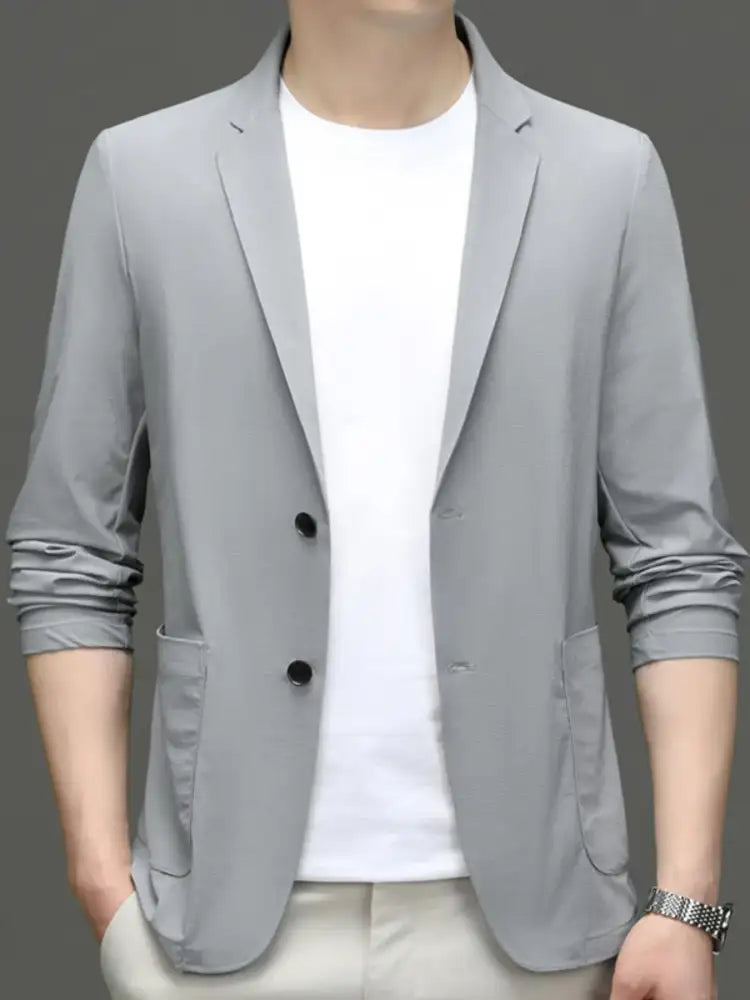 Men’s Button Up Long Sleeve Blazer