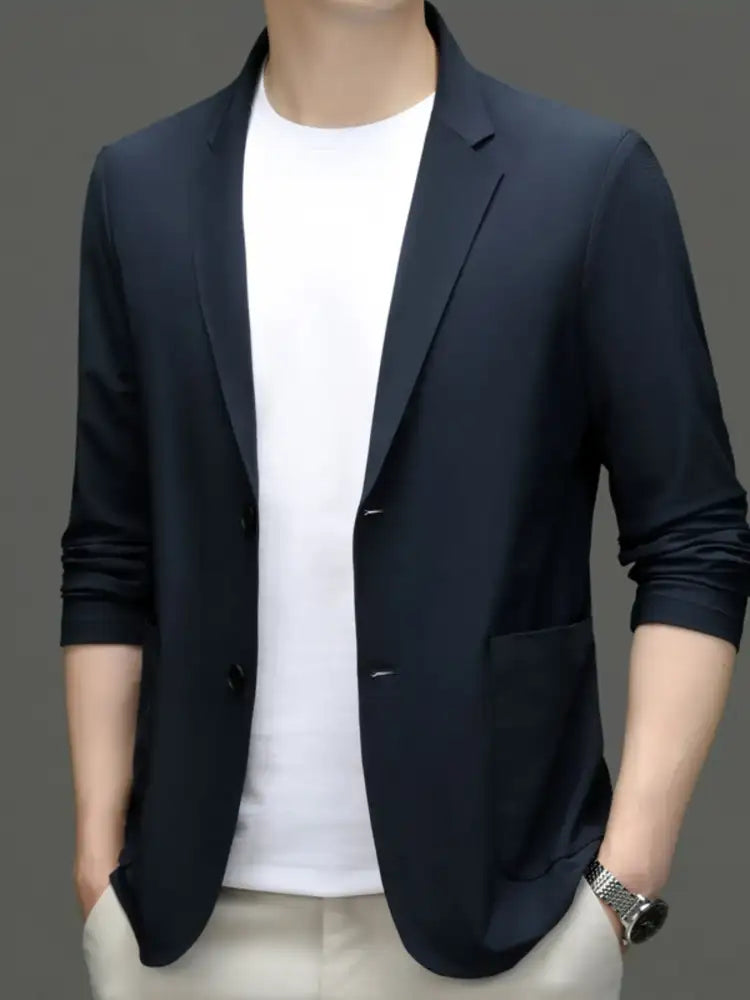 Men’s Button Up Long Sleeve Blazer