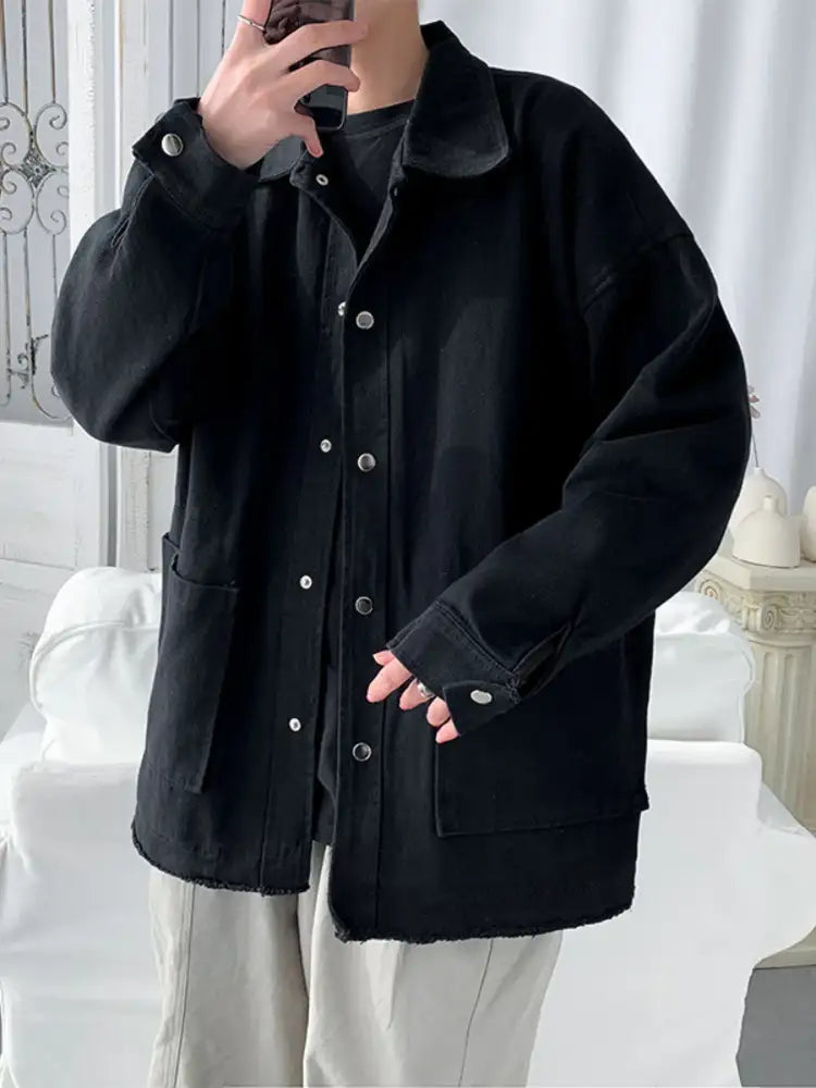 Men’s Button Up Long Sleeve Jacket