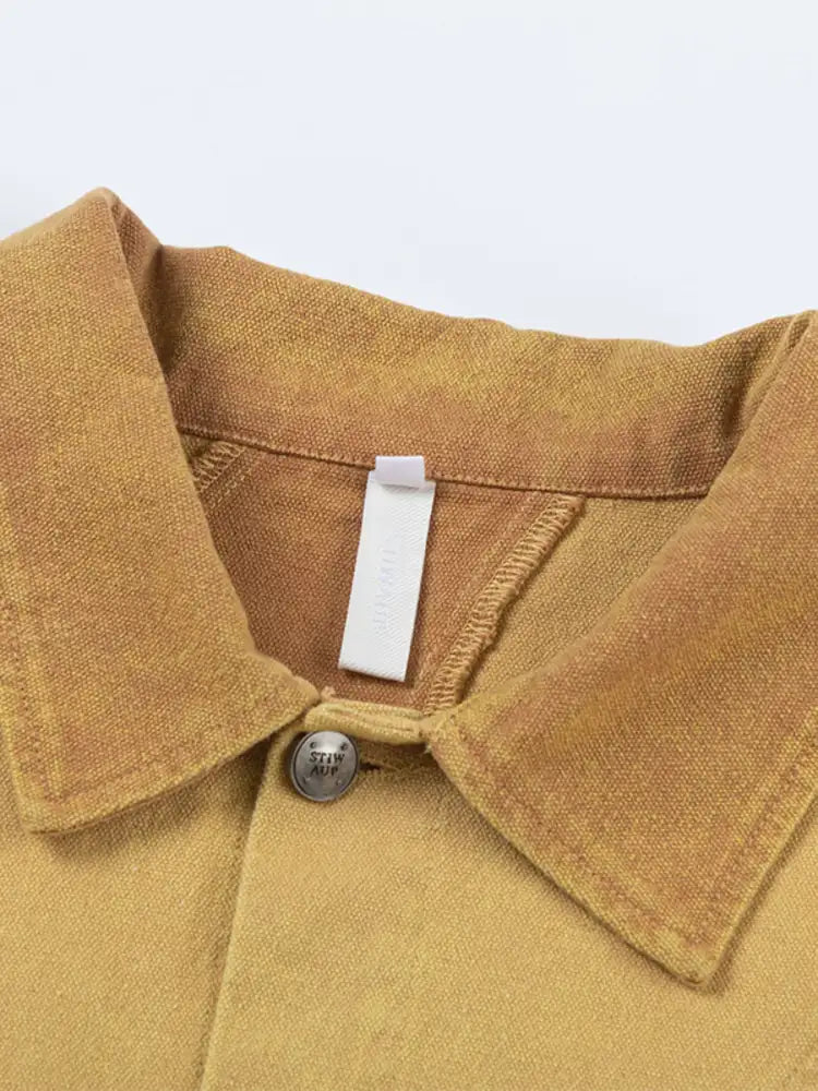 Men’s Button Up Long Sleeve Jacket