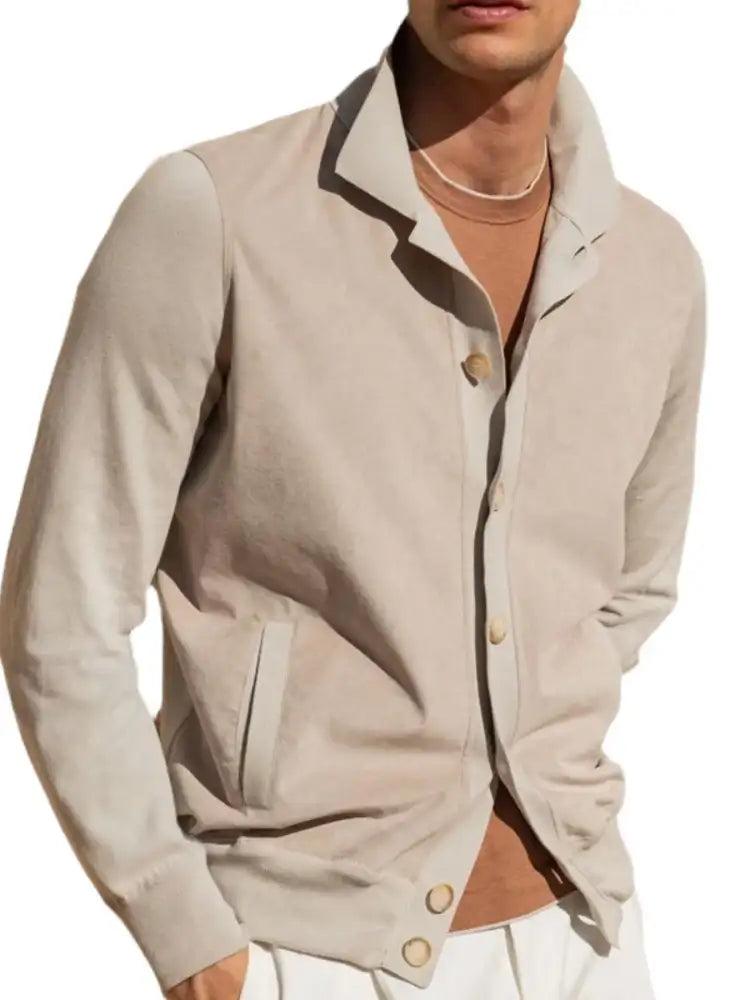 Men’s Button Up Long Sleeve Jacket