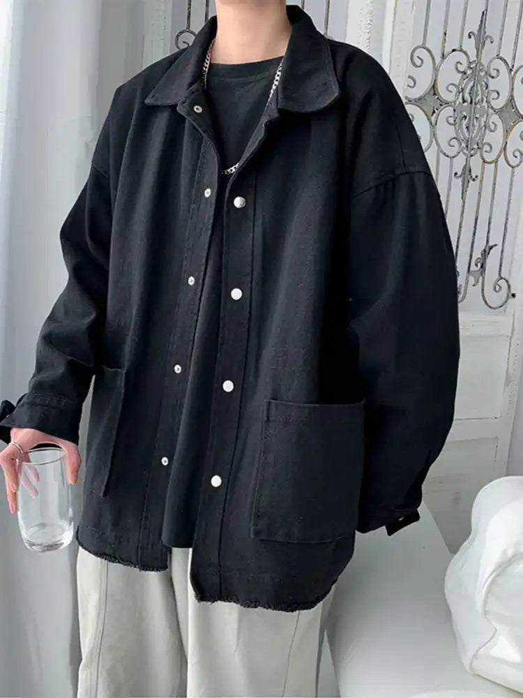 Men’s Button Up Long Sleeve Jacket