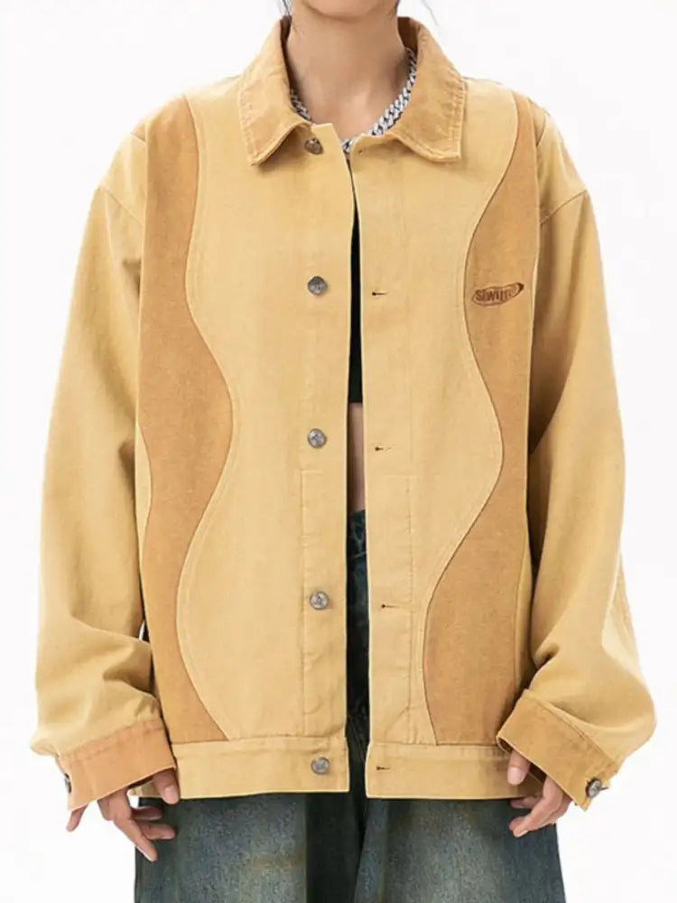 Men’s Button Up Long Sleeve Jacket