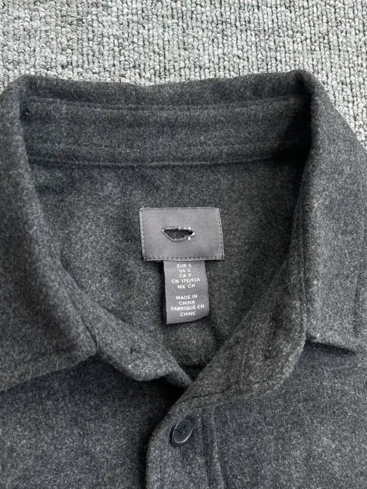 Men’s Button Up Long Sleeve Shacket