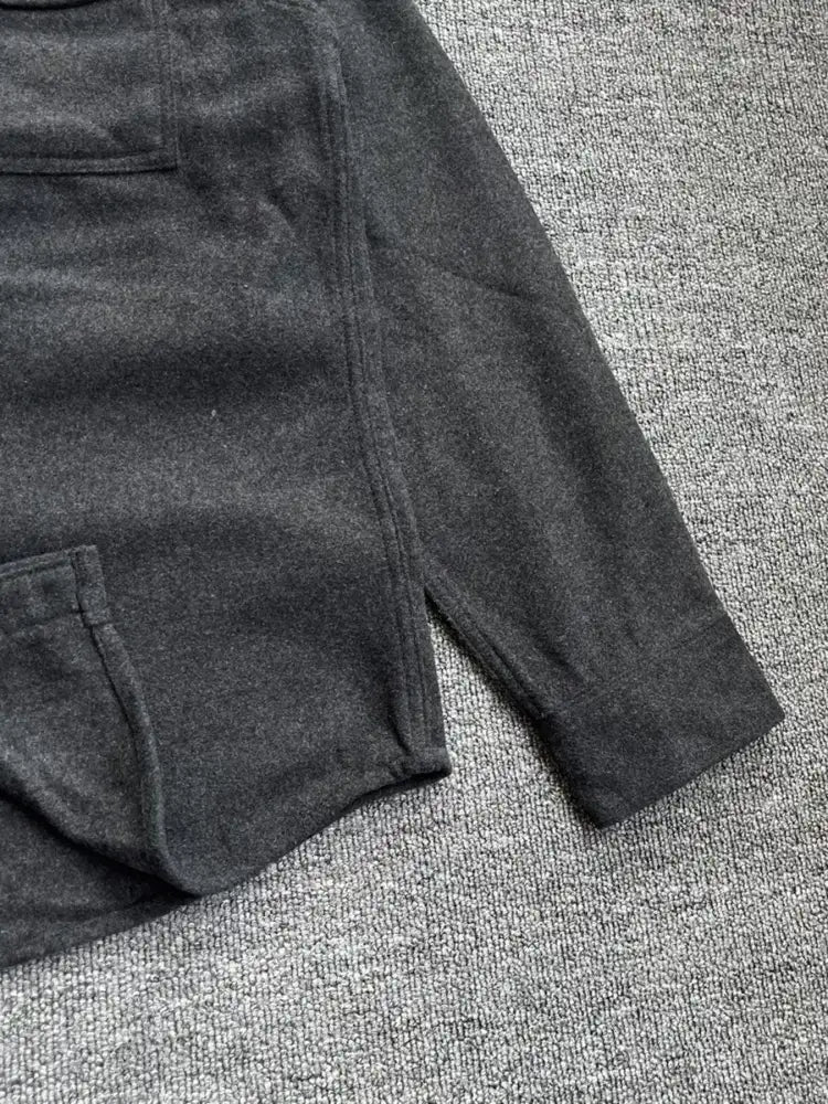 Men’s Button Up Long Sleeve Shacket