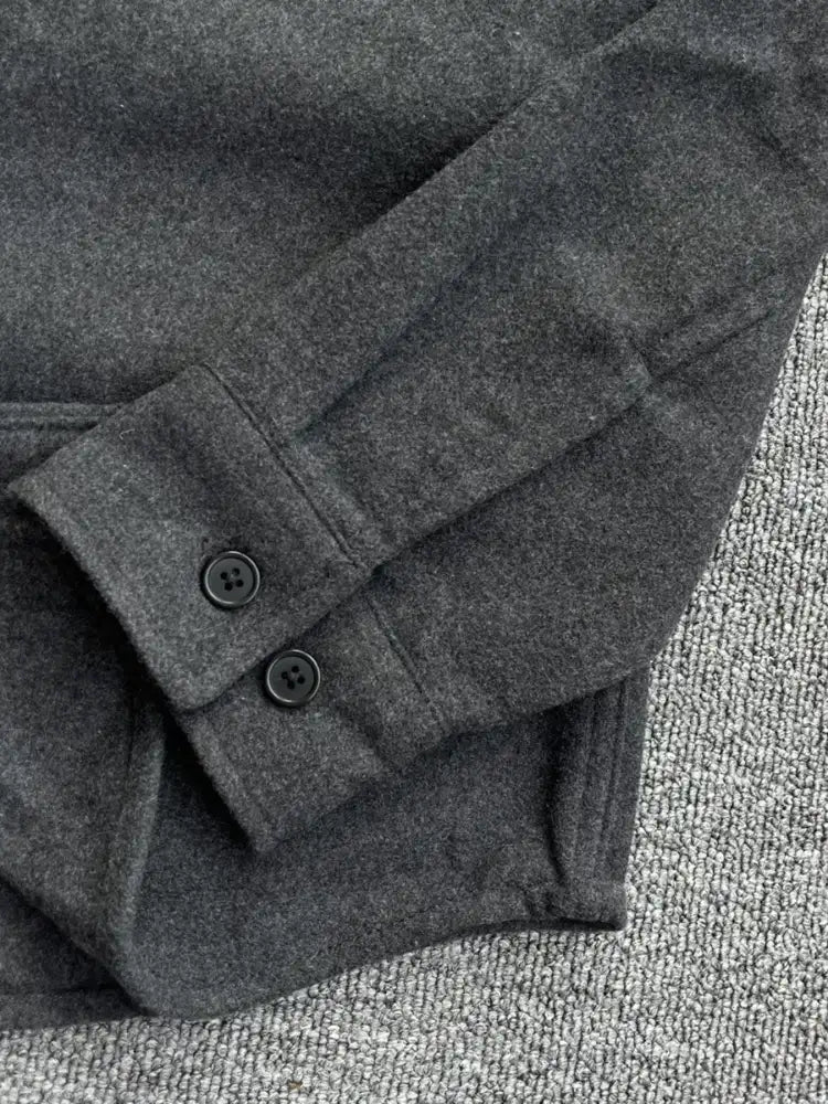 Men’s Button Up Long Sleeve Shacket