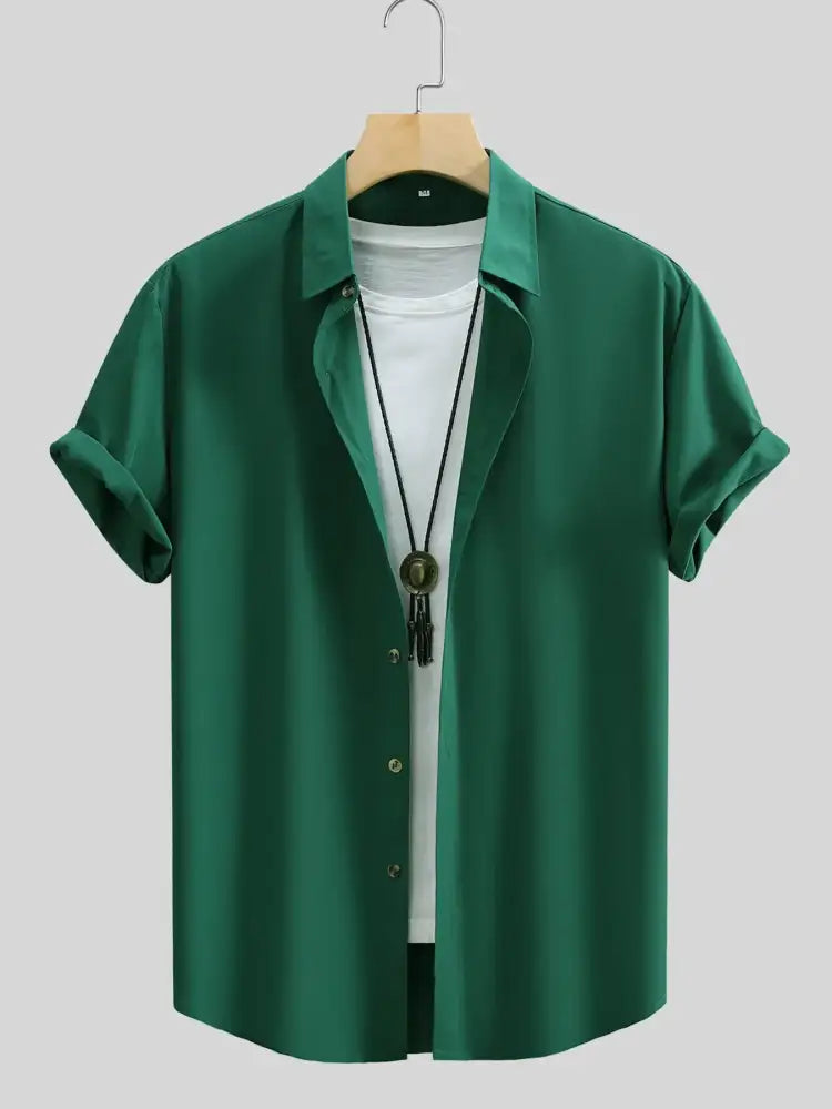 Men’s Button Up Short Sleeve Shirt