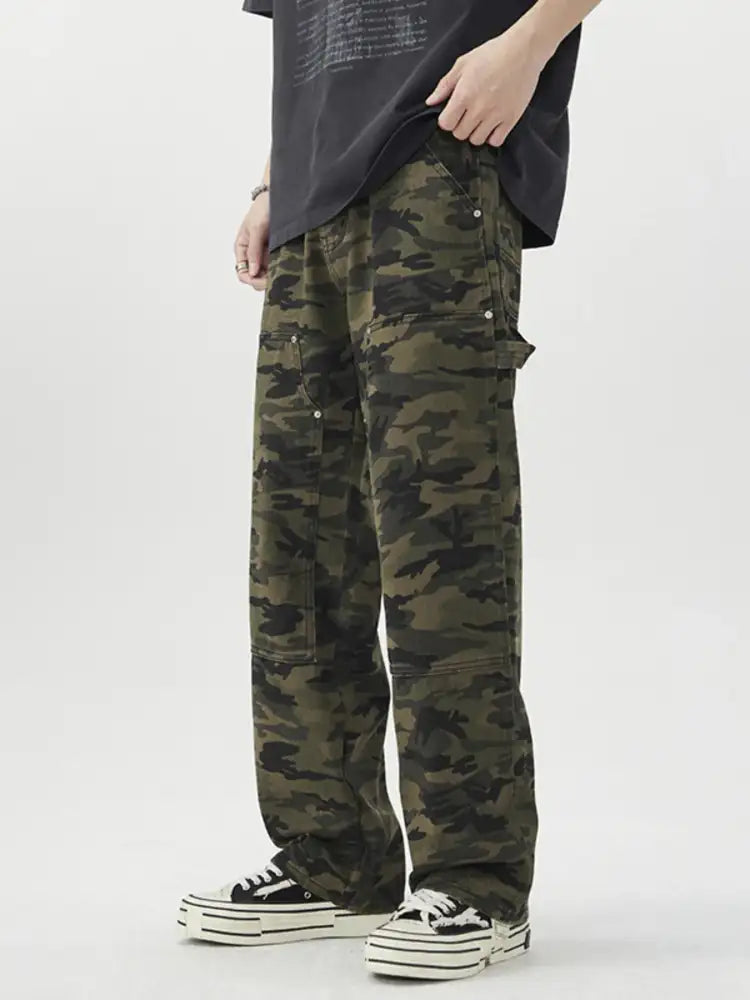 Men’s Camouflage Loose Fit Jeans