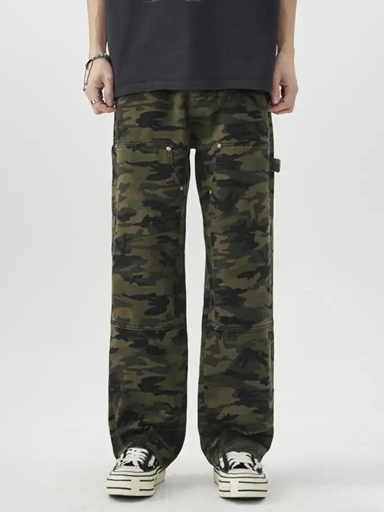 Men’s Camouflage Loose Fit Jeans