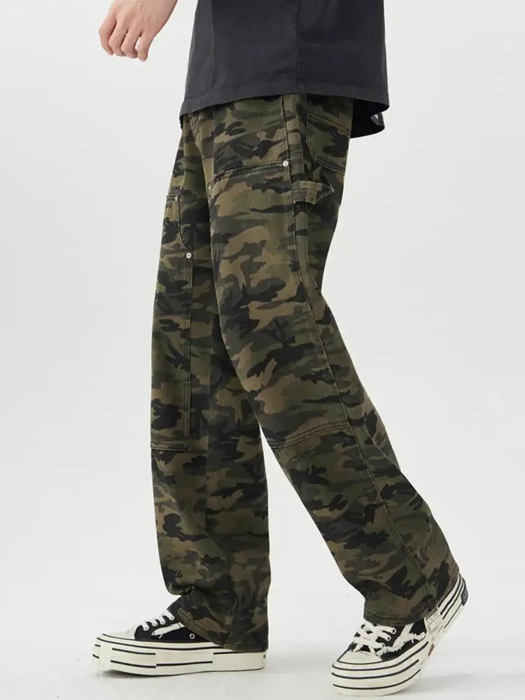 Men’s Camouflage Loose Fit Jeans