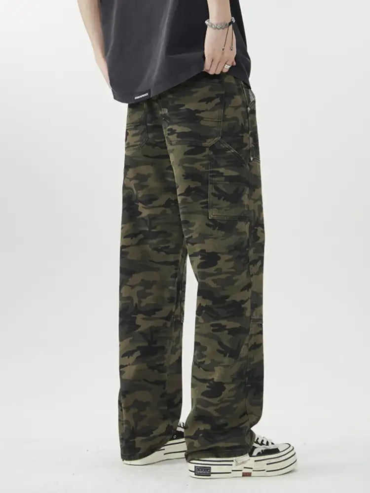 Men’s Camouflage Loose Fit Jeans