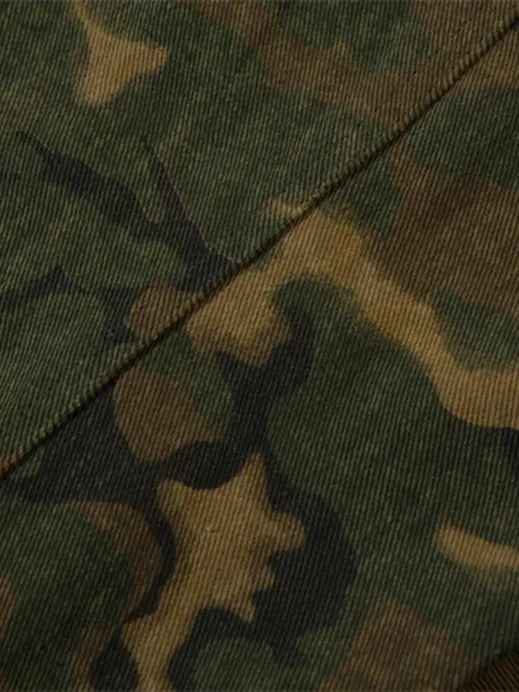 Men’s Camouflage Zip Up Hooded Windbreaker Jacket